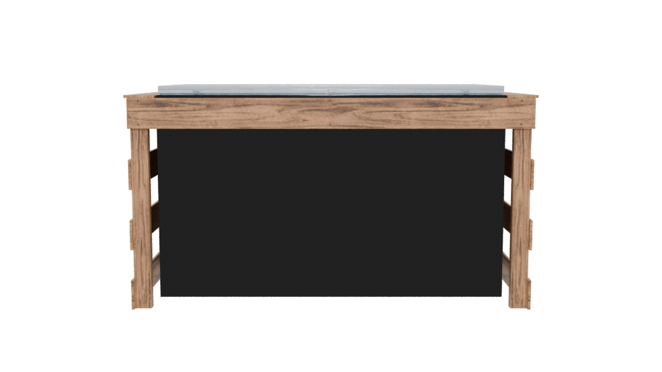 Stylish Wooden Storage Box 3D Model - Professional 3D Model Render 5