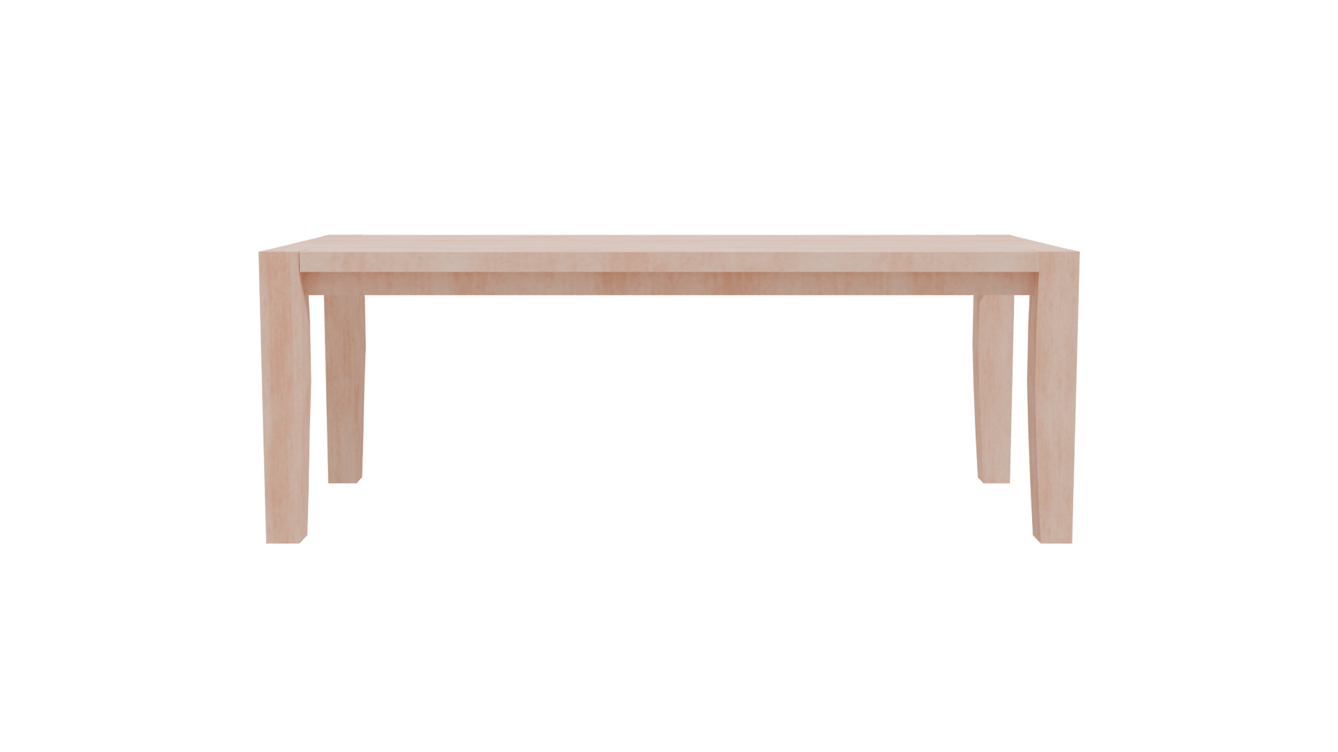 Stylish Minimalist Dining Table 3D - Professional 3D Model Render 11