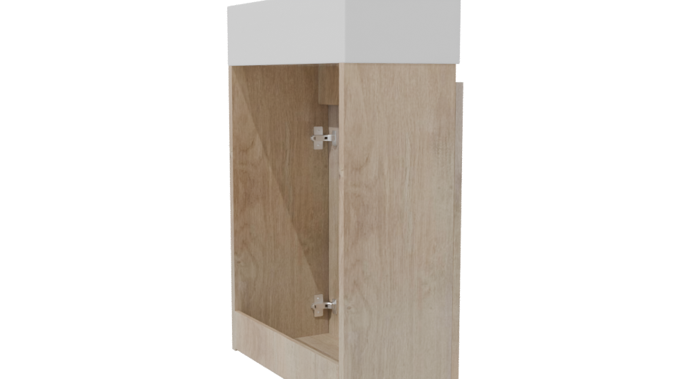 Minimalist Wooden Box Model - Professional 3D Model Render 7