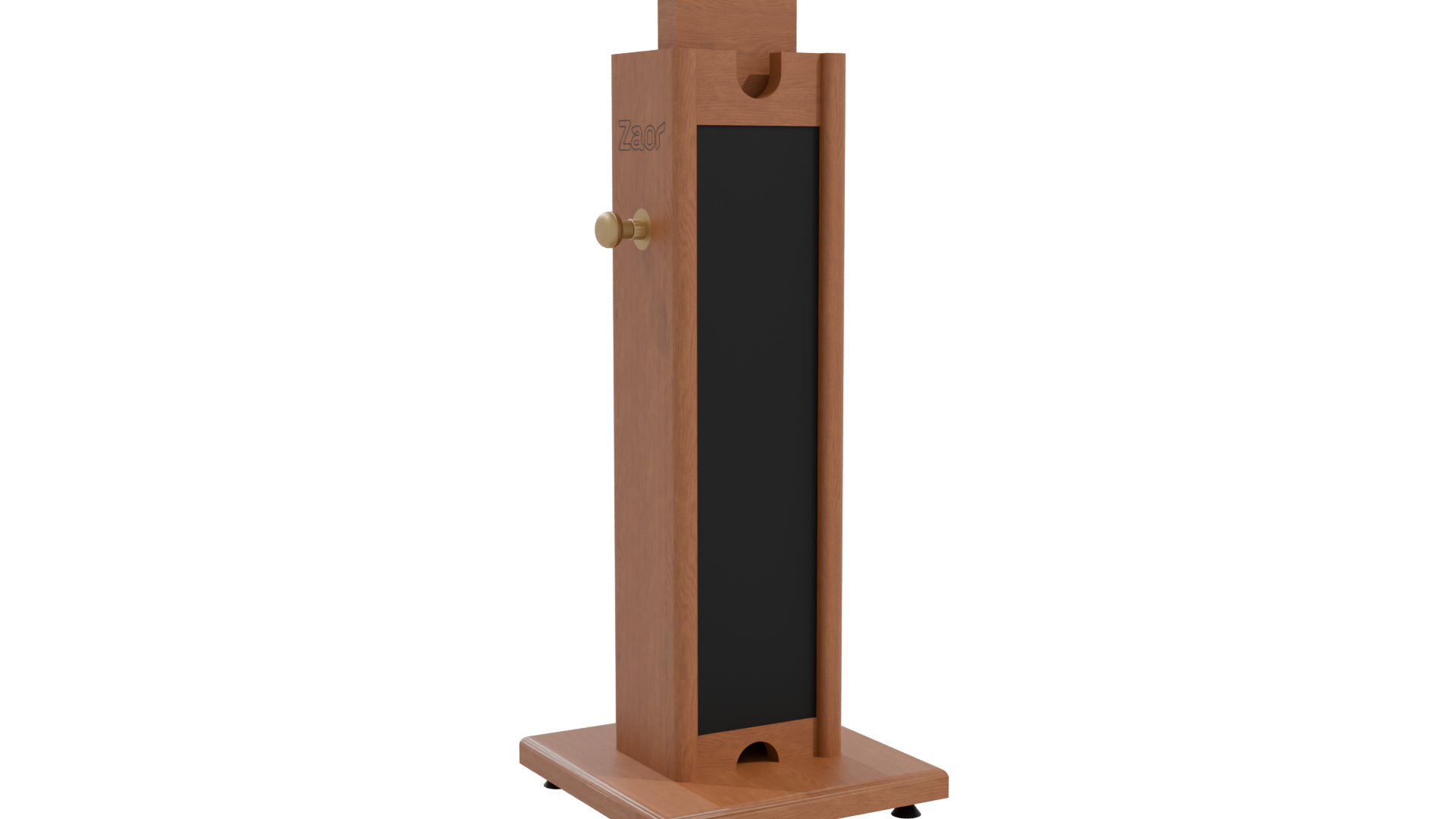 Elegant Wooden Podium Model 3D - Professional 3D Model Render 10