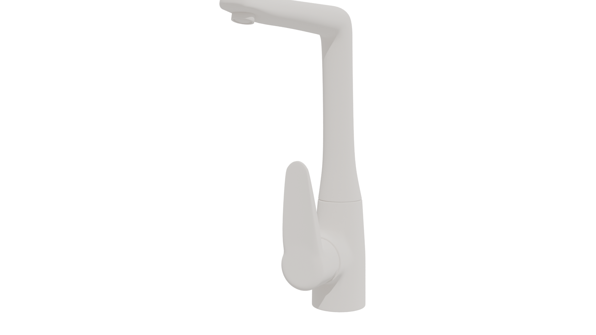 Modern Kitchen Faucet 3D Model - Professional 3D Model Render 4