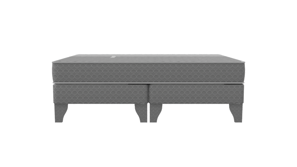 Stylish Modern Mattress with Wooden Legs 3D Model - Professional 3D Model Render 8