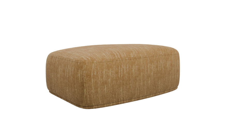 Stylish Fabric Ottoman Model - Professional 3D Model Render 10