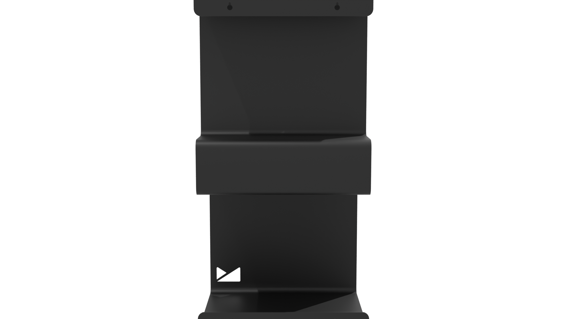 Contemporary Minimalist Metal Shelf Unit 3D Model - Professional 3D Model Render 8