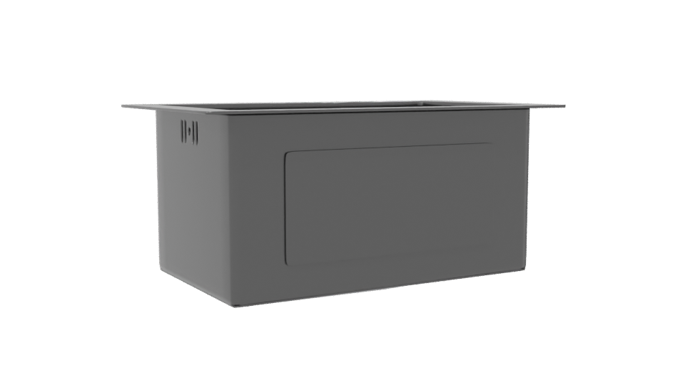 Stylish Modern Square Planter 3D Model - Professional 3D Model Render 7