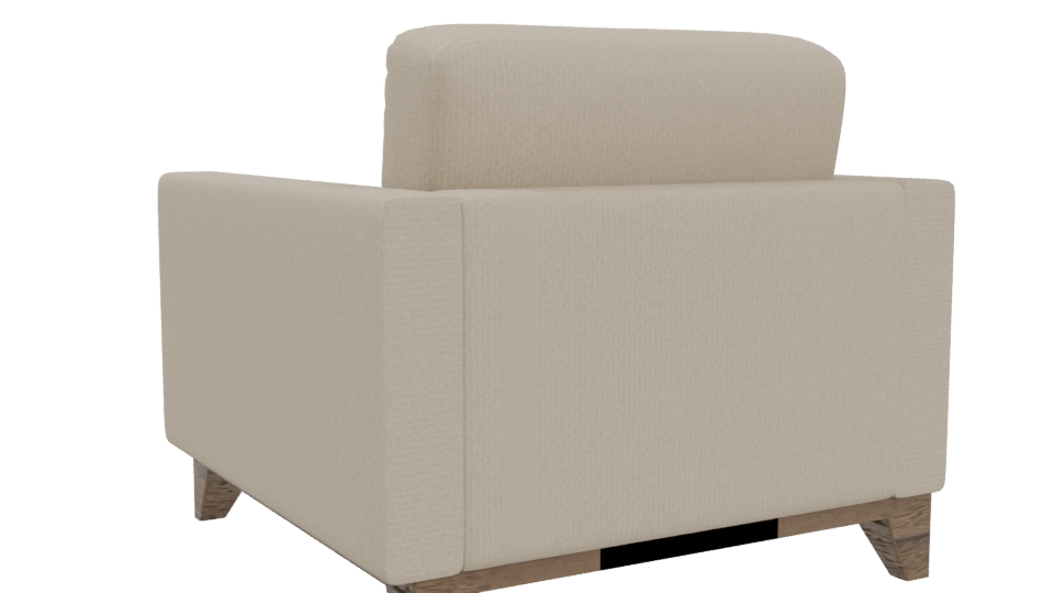 Stylish Modern Armchair 3D - Professional 3D Model Render 4