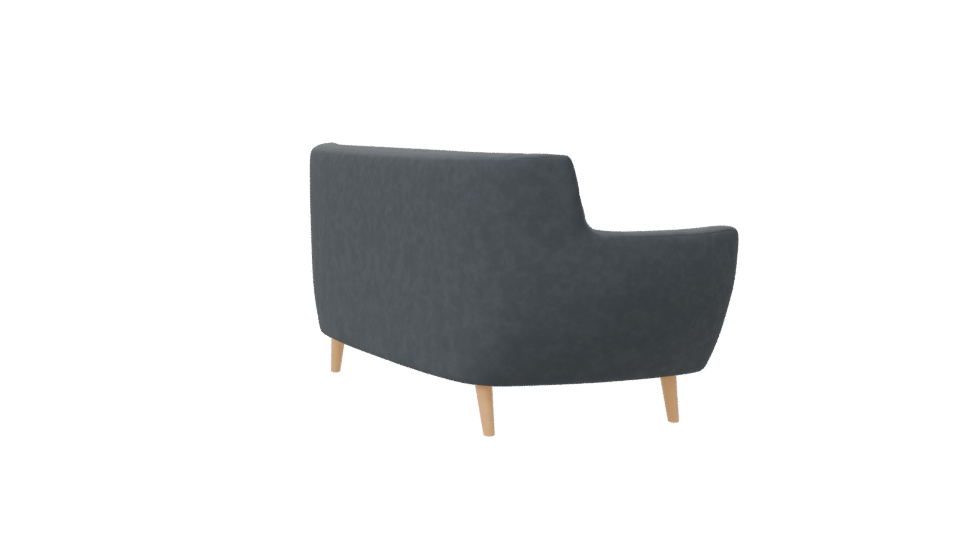 Contemporary Two-Seater Sofa Model - Professional 3D Model Render 7
