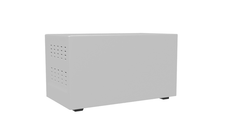 Stylish Compact Electric Oven 3D Model - Professional 3D Model Render 4