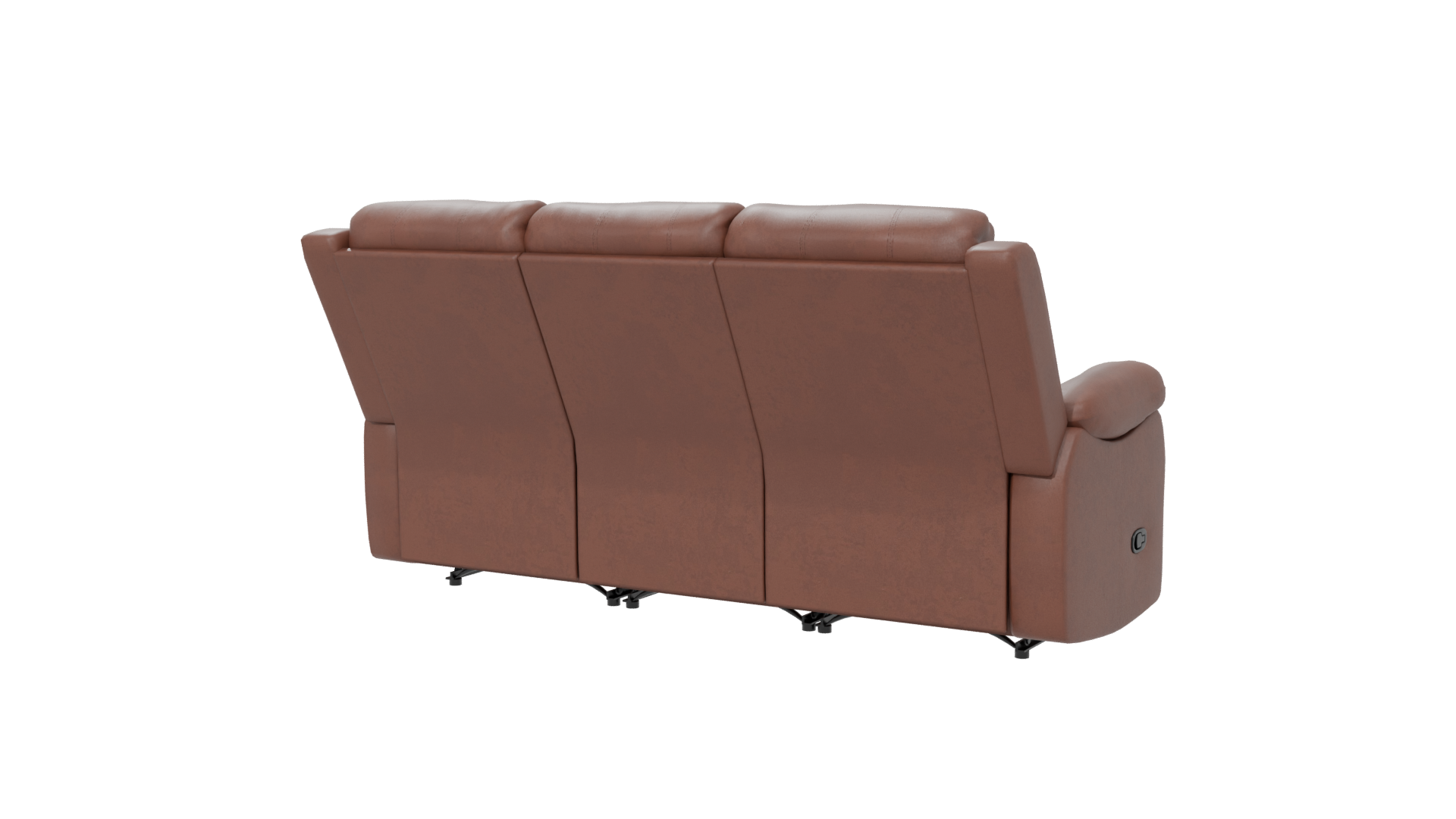 Stylish Modern Reclining Sofa - Professional 3D Model Render 6