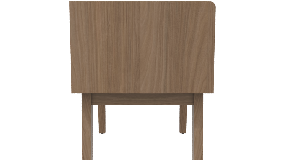 Buró Budapest Nogal 3D Model - Professional 3D Model Render 8