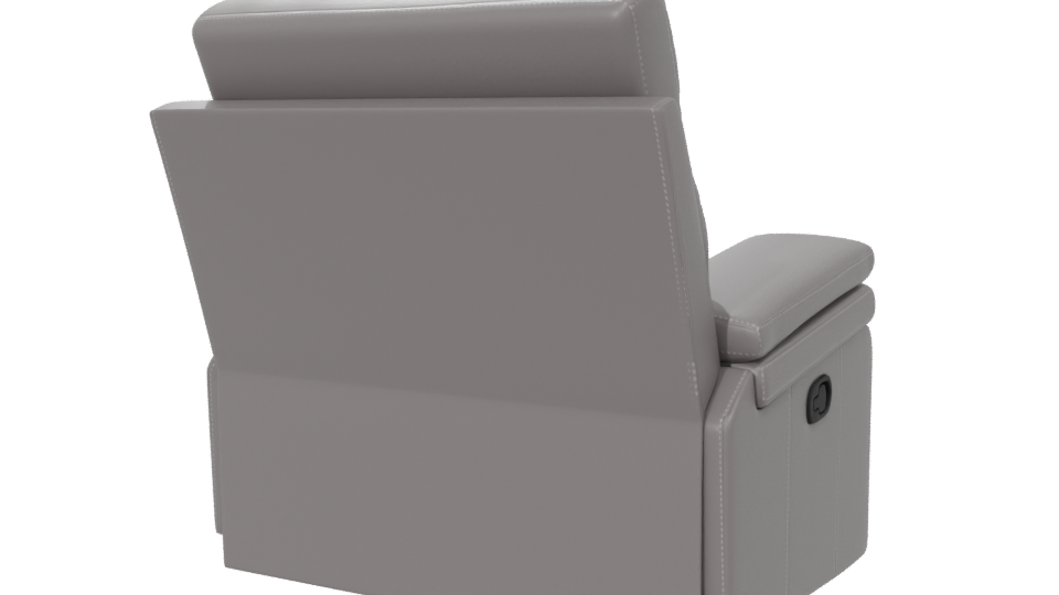 Stylish Recliner Chair 3D Model - Professional 3D Model Render 6