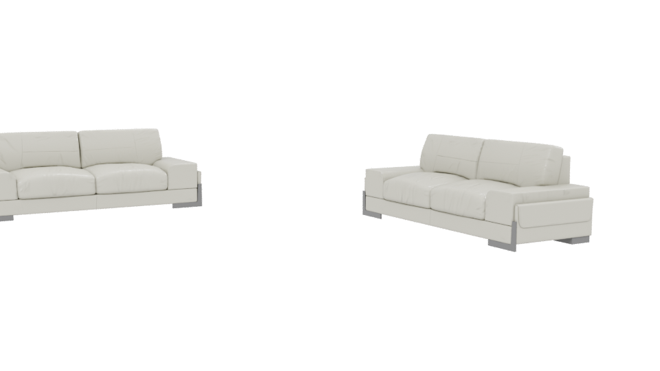 Contemporary Modular Sofa Set 3D Model - Professional 3D Model Render 13