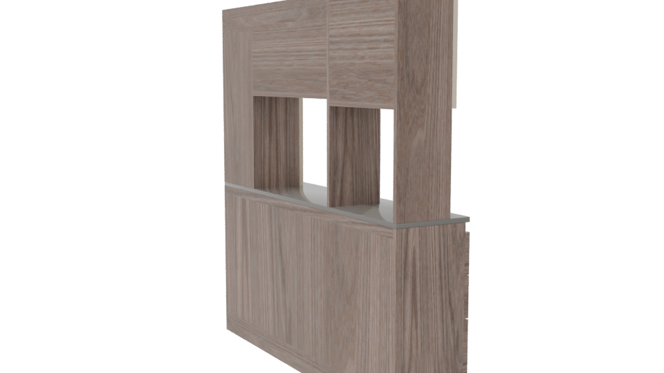 Contemporary Kitchen Cabinet Model - Professional 3D Model Render 7