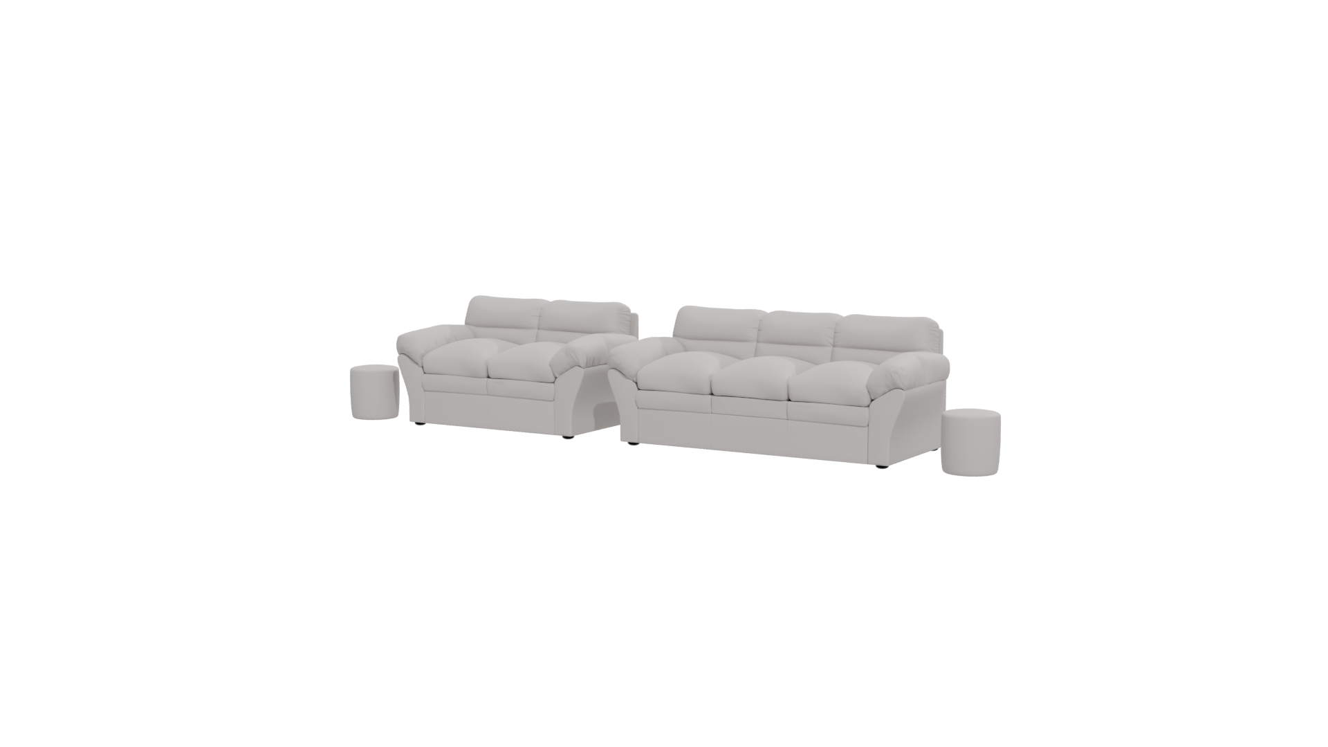 Living Room Sofa Set 3D Model - Professional 3D Model Render 21
