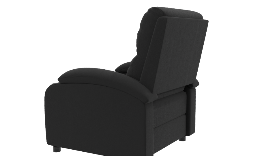 Stylish Reclining Chair 3D Model - Professional 3D Model Render 3