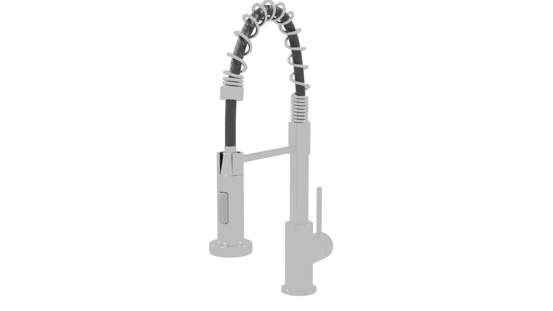 Stylish Modern Kitchen Faucet Model - Professional 3D Model Render 9