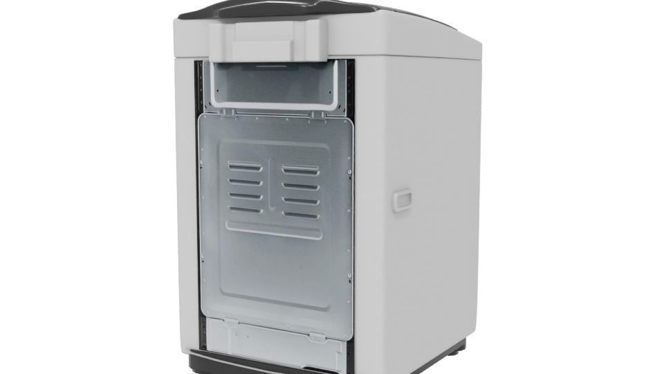 Modern Top Load Washing Machine 3D - Professional 3D Model Render 6