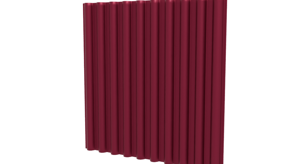 Stylish Vertical Panel Design 3D - Professional 3D Model Render 12