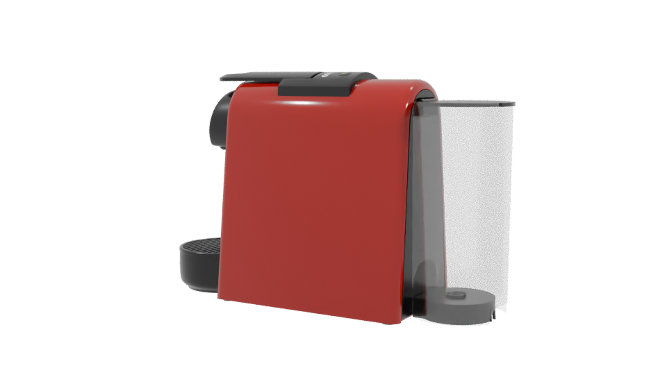 Sleek Modern Coffee Maker 3D - Professional 3D Model Render 3