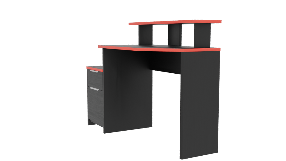 Stylish Modern Desk with Drawer 3D Model - Professional 3D Model Render 13