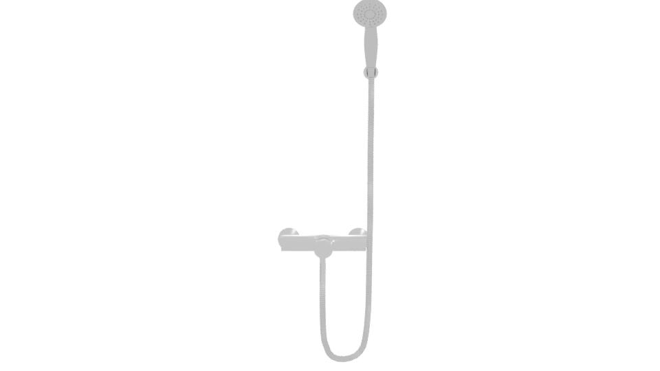 Milan Shower Set 3D Model - Professional 3D Model Render 11
