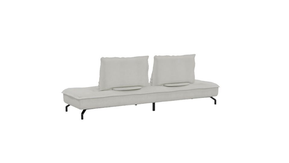 Contemporary Fabric Sofa 3D Model - Professional 3D Model Render 4