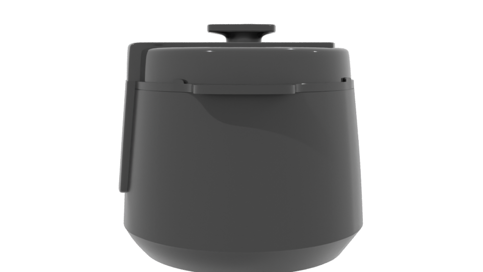 Versatile Electric Multi-Cooker 3D Model - Professional 3D Model Render 2