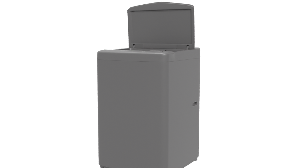 Top-Loading Washing Machine Model - Professional 3D Model Render 12