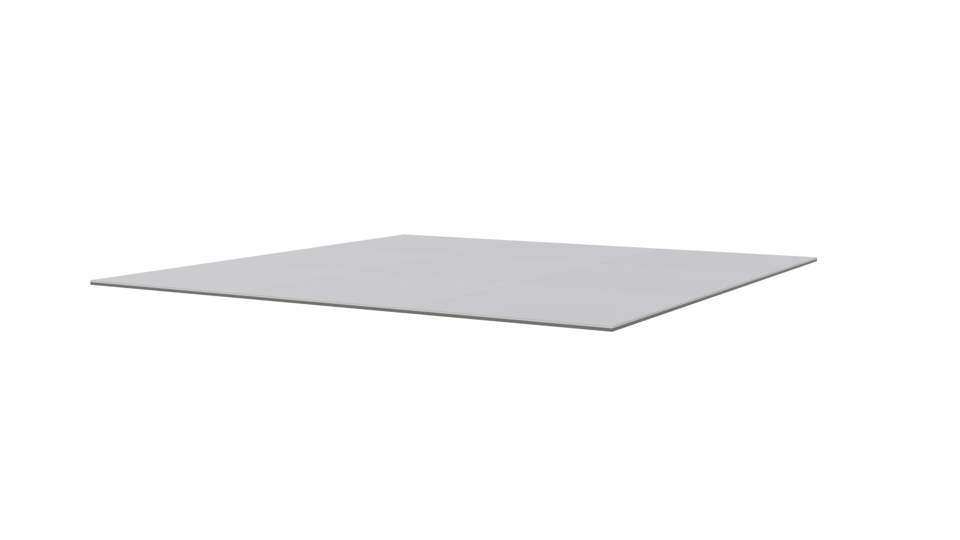 Minimalist White Floor Panel 3D - Professional 3D Model Render 18
