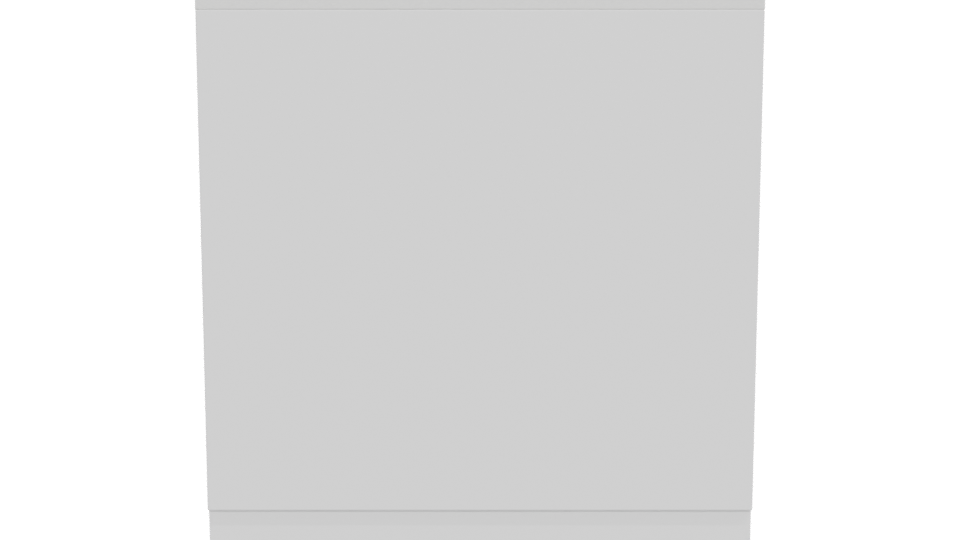 Stylish Minimalist Wooden Bar Counter 3D Model - Professional 3D Model Render 5