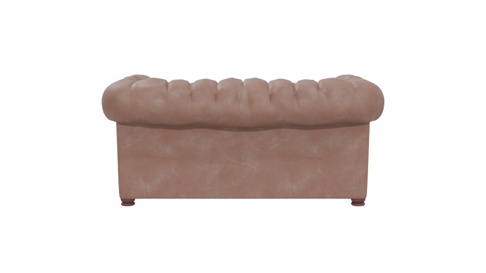 Elegant Vintage Sofa Model 3D - Professional 3D Model Render 5