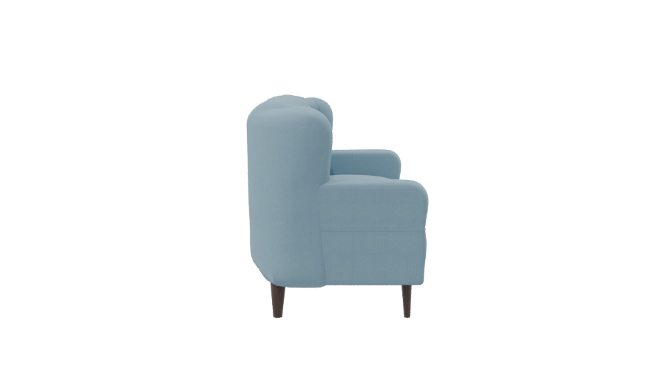 Chic Tufted Fabric Sofa 3D - Professional 3D Model Render 8
