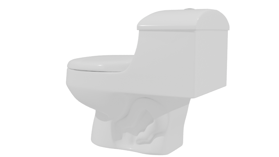 WC One Piece Montecarlo 3D - Professional 3D Model Render 3