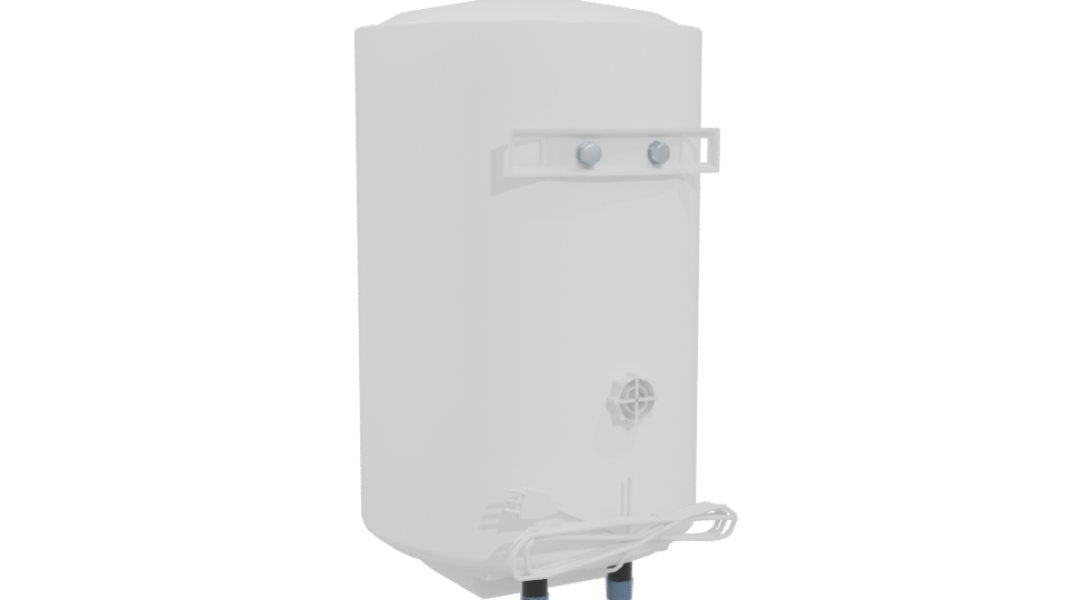Stylish Electric Water Heater 3D - Professional 3D Model Render 4