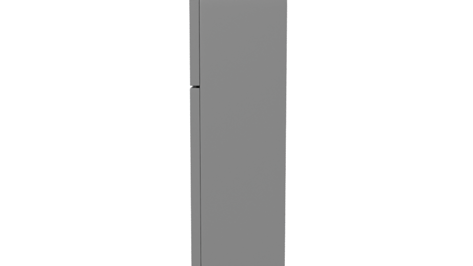 Sleek Modern Refrigerator 3D Model - Professional 3D Model Render 2