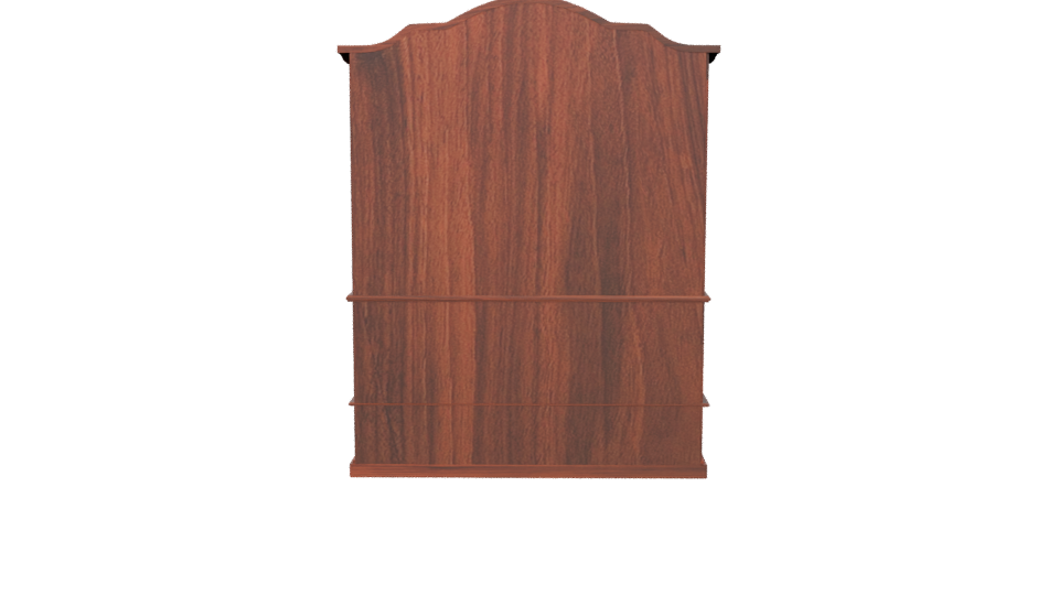 Vintage Display Cabinet 3D Model - Professional 3D Model Render 5