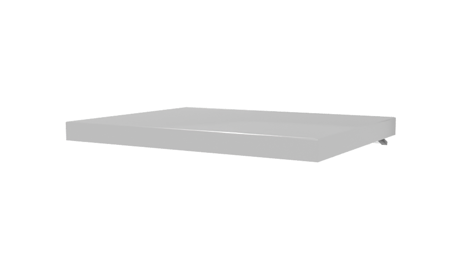 Sleek Minimalist Metal Display Platform 3D Model - Professional 3D Model Render 6