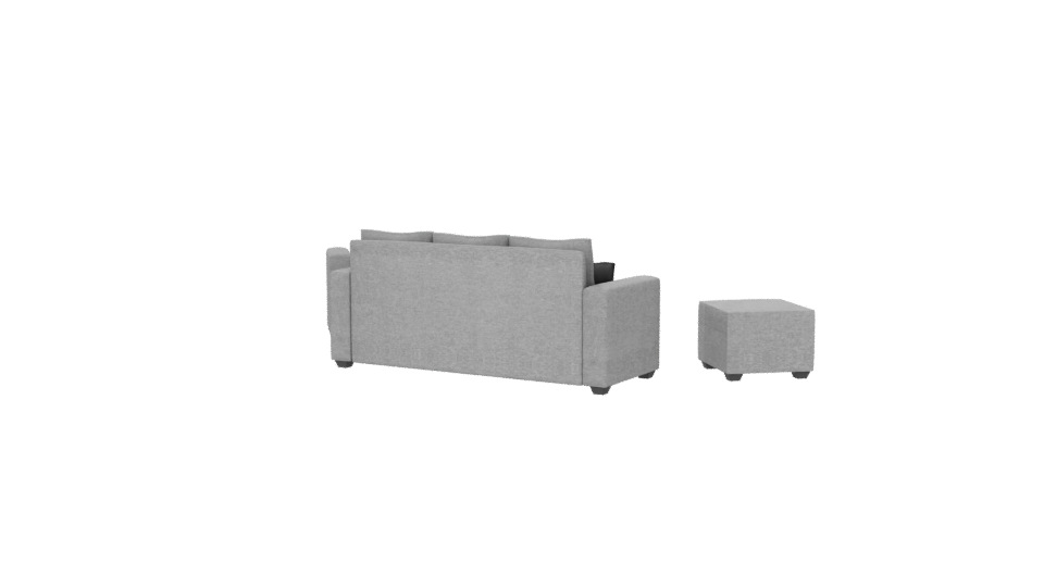 Modern Upholstered Sofa Set 3D Model - Professional 3D Model Render 6