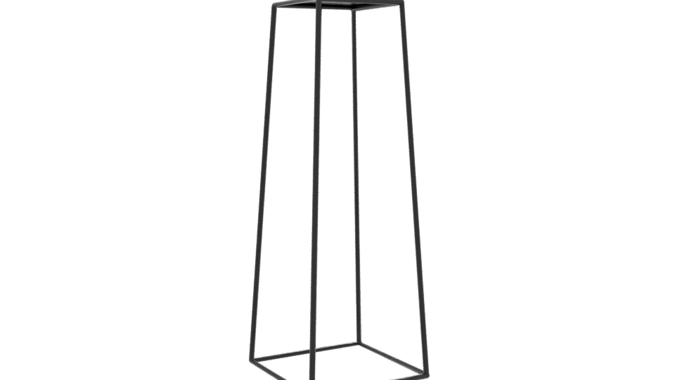 Minimalist Metal Display Stand - Professional 3D Model Render 7