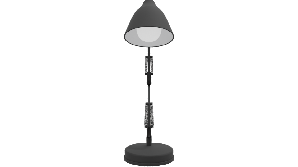 Lamp Escrita Incandescente 3D - Professional 3D Model Render 2