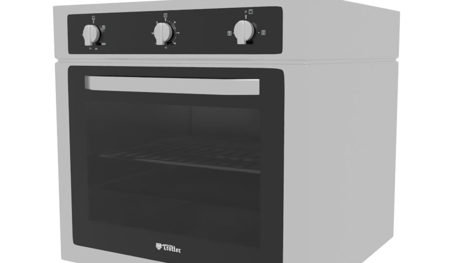 Stylish Built-In Kitchen Oven 3D - Professional 3D Model Render 12