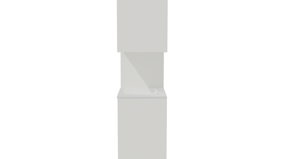 Modern Bathroom Vanity Unit 3D - Professional 3D Model Render 2