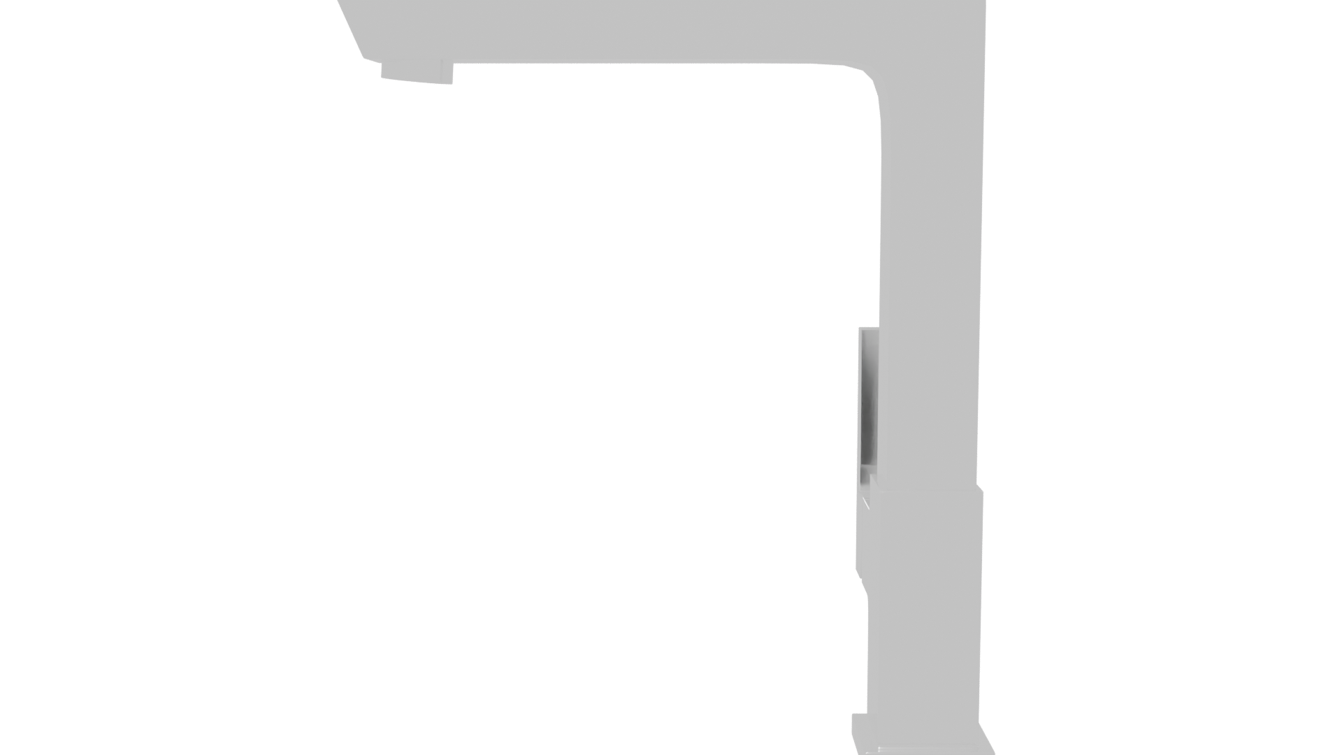 Sleek Modern Kitchen Faucet 3D - Professional 3D Model Render 5