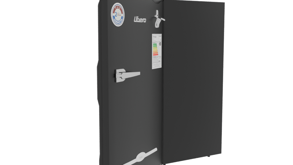 Minimalist Home Refrigerator 3D Model - Professional 3D Model Render 13