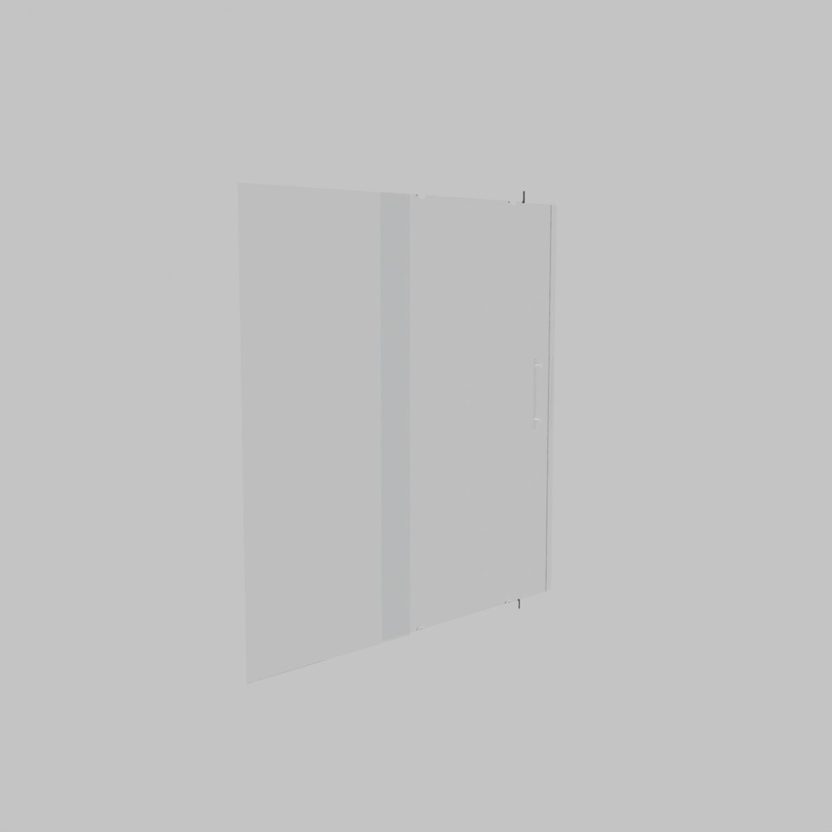 Mampara Ajustable 6mm 135-150x150cm