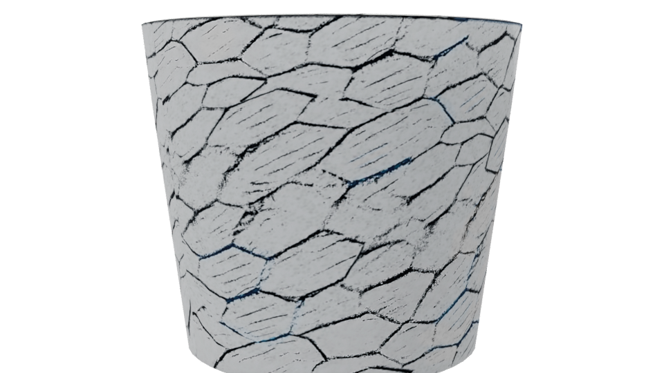 Artistic Decorative Pot 3D Model - Professional 3D Model Render 7