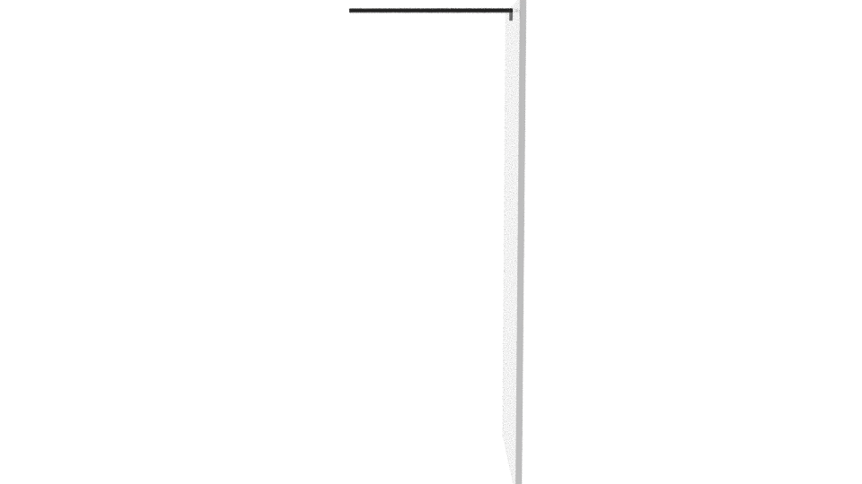 Stylish Vertical Refrigerator Model - Professional 3D Model Render 8