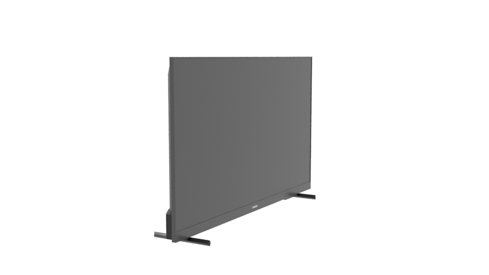 Sleek Modern Flat Screen TV 3D - Professional 3D Model Render 9