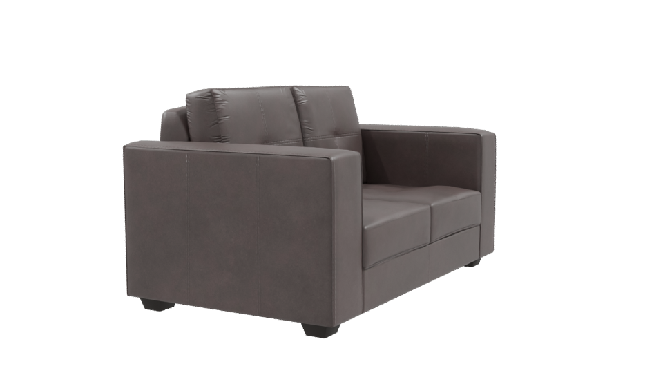 Brown Two-Seat Sofa 3D Model - Professional 3D Model Render 9