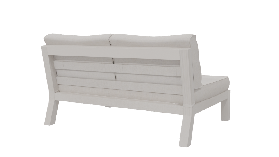 Minimalist Wooden Bed Frame - Professional 3D Model Render 6